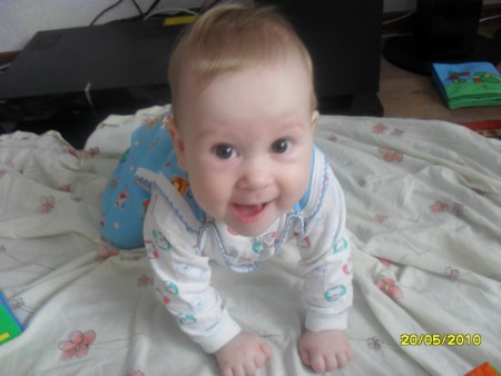 "А здесь мне уже 7 месяцев"